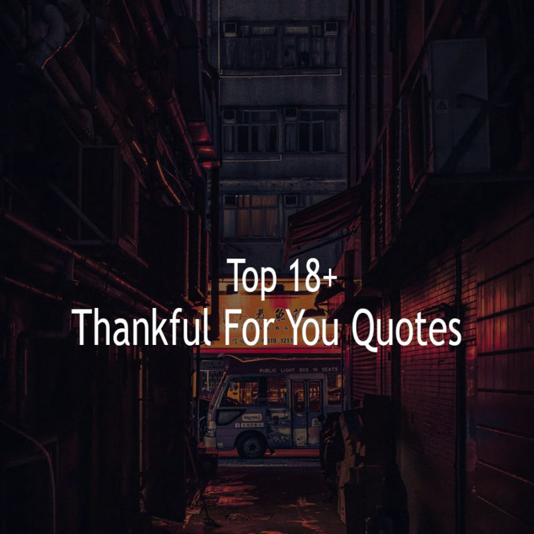 Top 17+ Thankful For You Quotes Sayings With Pictures